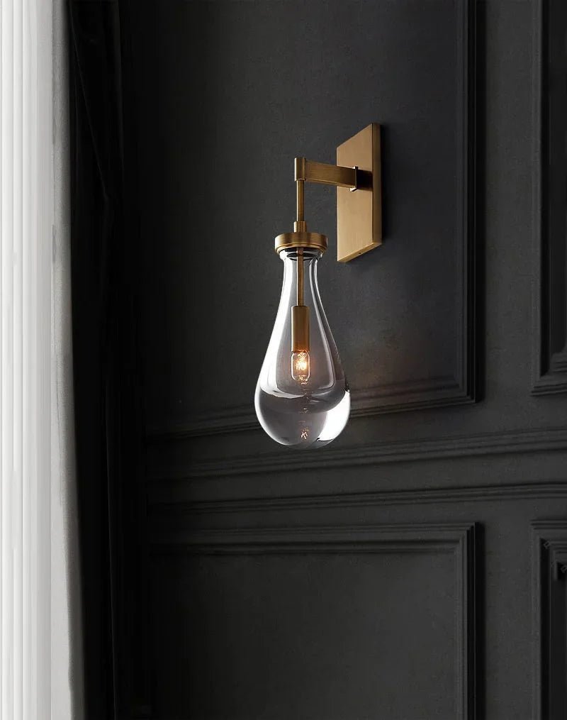 Raindrop Crystal Wall Sconce - cyranlighting