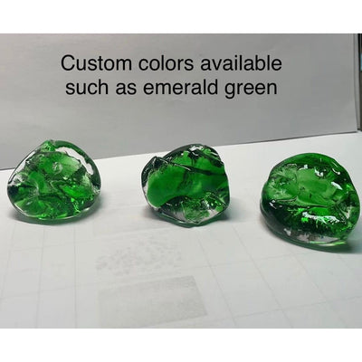 Rainfall Glass Gem Stone Chandelier - cyranlamps