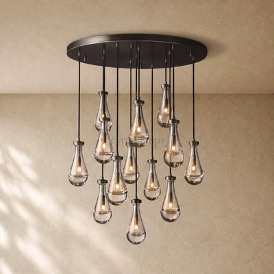 Raining Lighting Round Chandelier