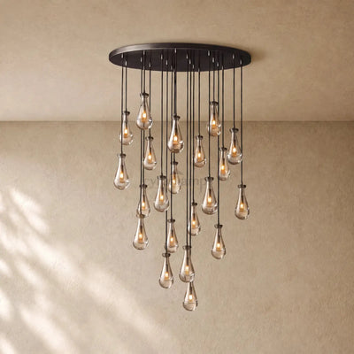 Raining Lighting Round Chandelier