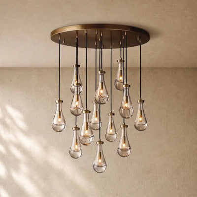 Raining Lighting Round Chandelier