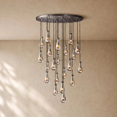 Raining Lighting Round Chandelier