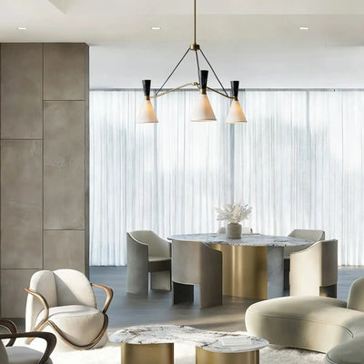 Ramsey 3 - Light Round Chandelier - cyranlamps