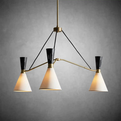 Ramsey 3 - Light Round Chandelier - cyranlamps