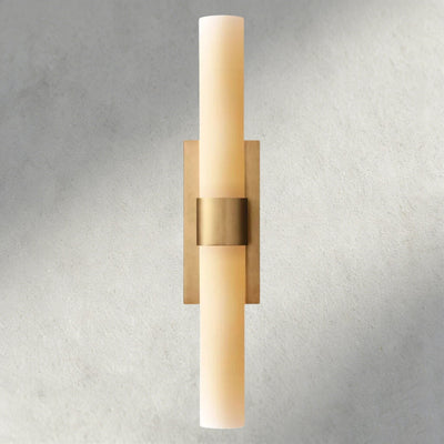 Ravay Milk Glass Linear Sconce - cyranlighting