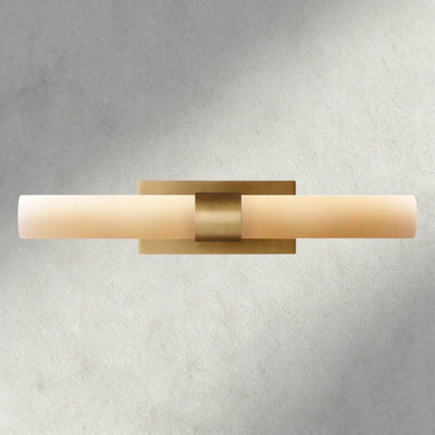 Ravay Milk Glass Linear Sconce - cyranlighting