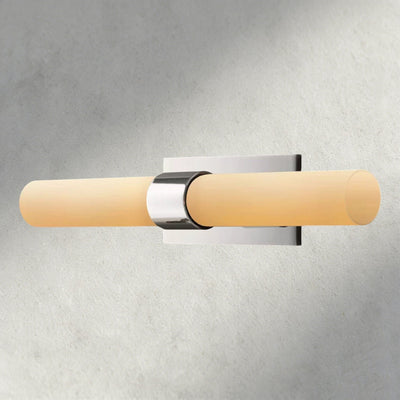 Ravay Milk Glass Linear Sconce - cyranlighting