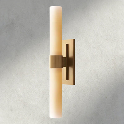 Ravay Milk Glass Linear Sconce - cyranlighting