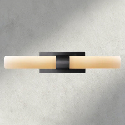 Ravay Milk Glass Linear Sconce - cyranlighting