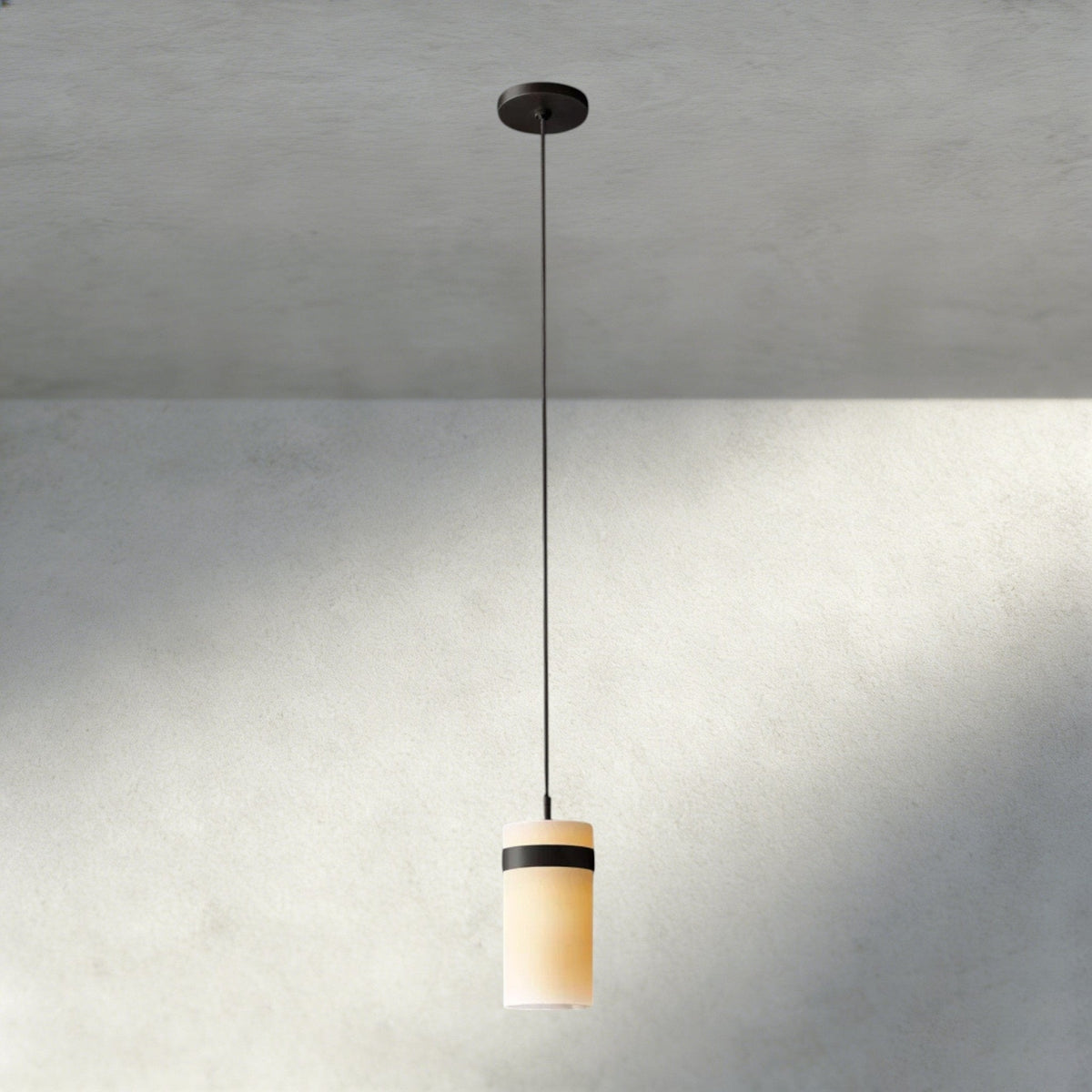 Ravay Milk Glass Pendant 5", 8", 10", 12" - cyranlighting