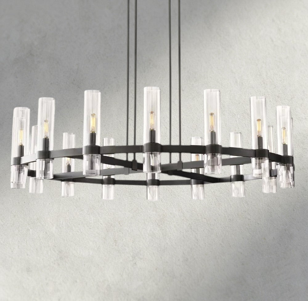 Ravay Round Chandelier 36", 48", 60" - cyranlighting