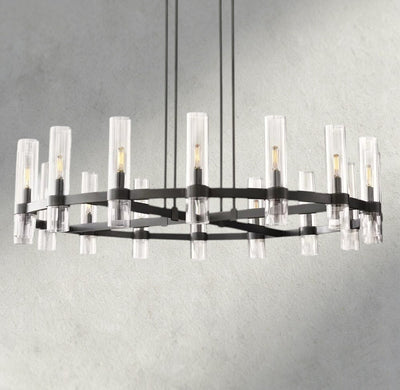 Ravay Round Chandelier 36", 48", 60" - cyranlighting