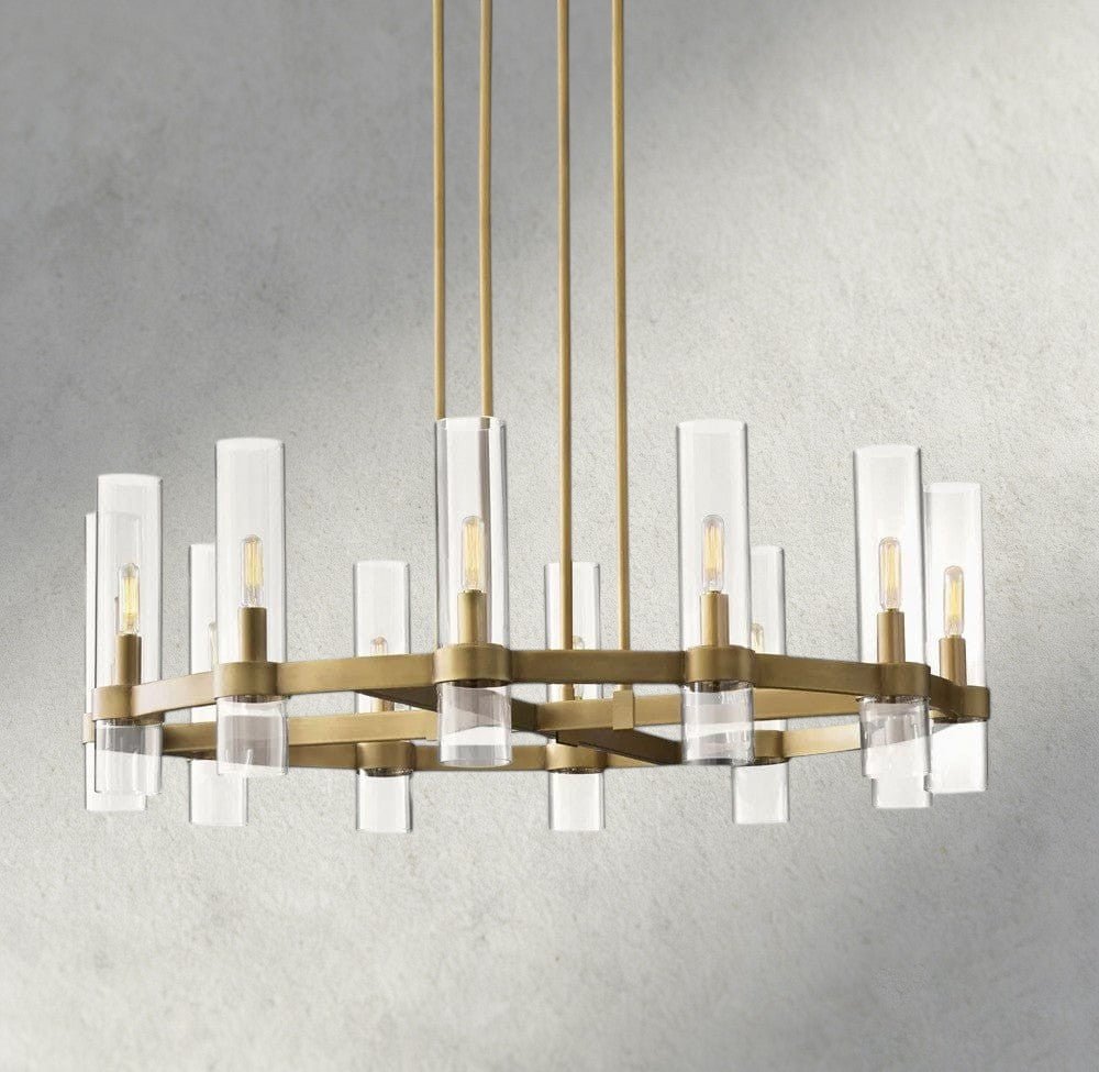 Ravay Round Chandelier 36", 48", 60" - cyranlighting
