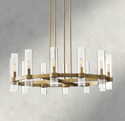 Ravay Round Chandelier 36", 48", 60" - cyranlighting