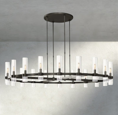 Ravay Round Chandelier 36", 48", 60" - cyranlighting