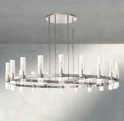 Ravay Round Chandelier 36", 48", 60" - cyranlighting