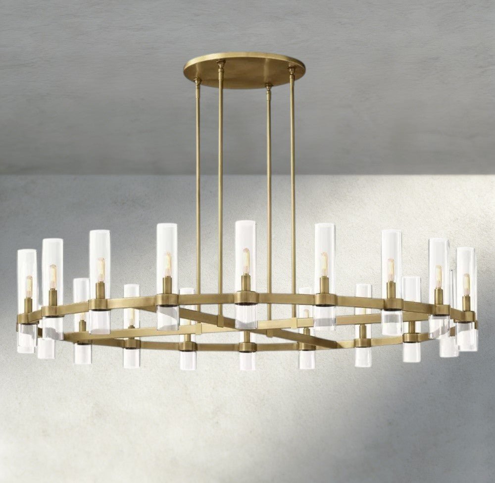 Ravay Round Chandelier 36", 48", 60" - cyranlighting