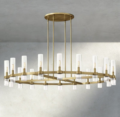 Ravay Round Chandelier 36", 48", 60" - cyranlighting