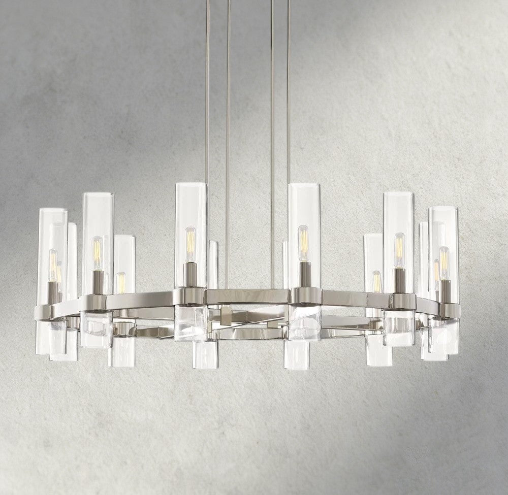Ravay Round Chandelier 36", 48", 60" - cyranlighting