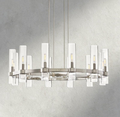 Ravay Round Chandelier 36", 48", 60" - cyranlighting