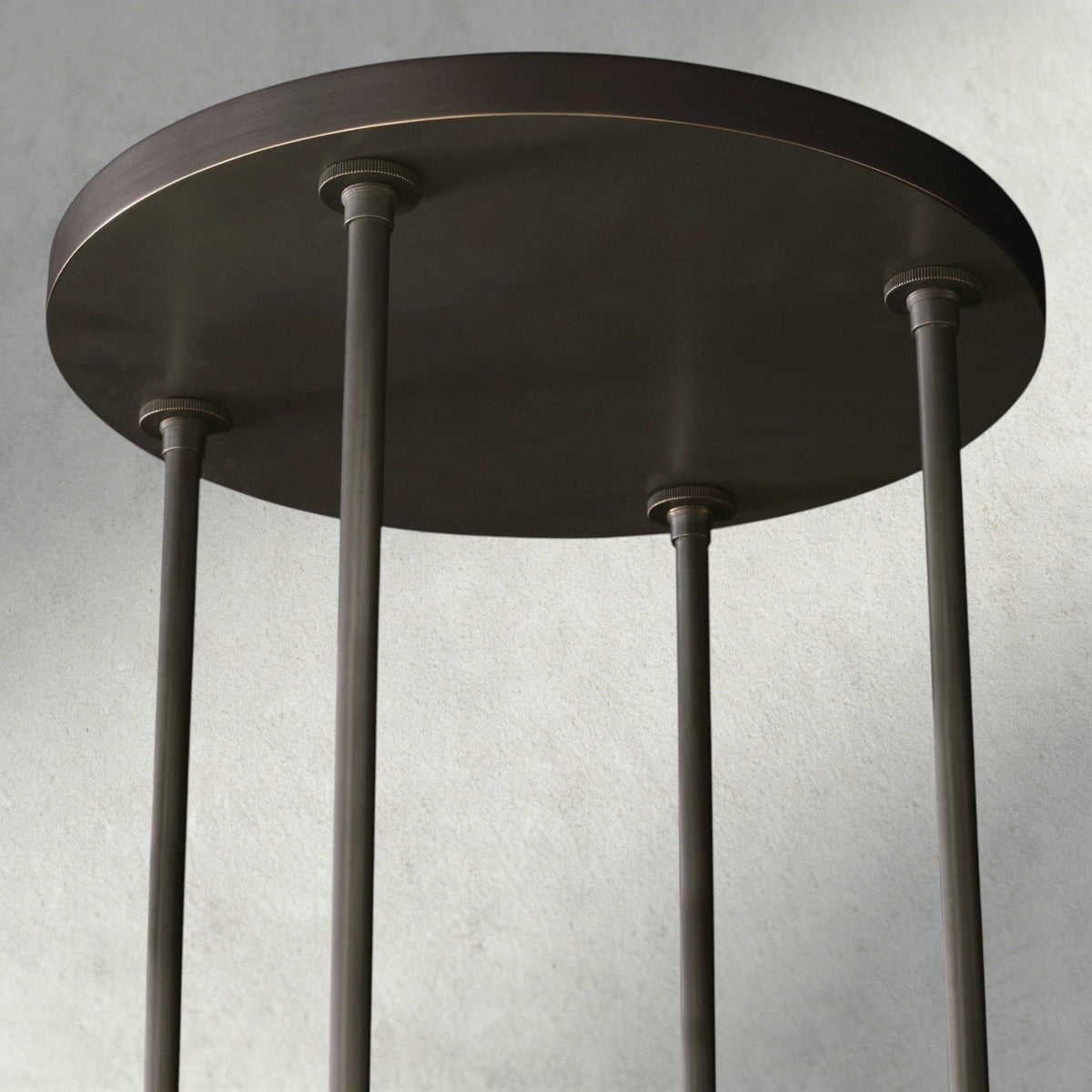 Ravay Round Milk Glass Chandelier 36", 48", 60" - cyranlighting