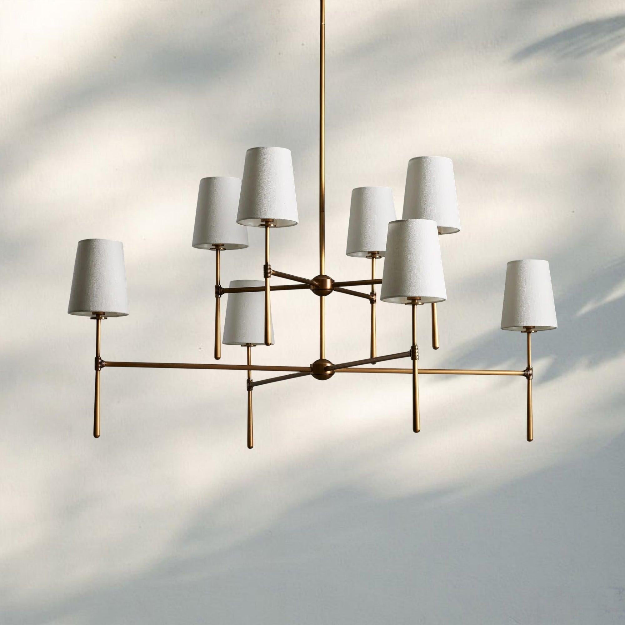 Rhodas 2 - Tier Round Chandelier - Cyran Lamps