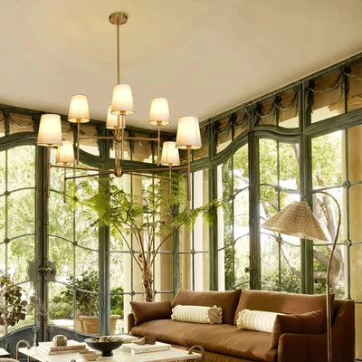 Rhodas 2 - Tier Round Chandelier - Cyran Lamps