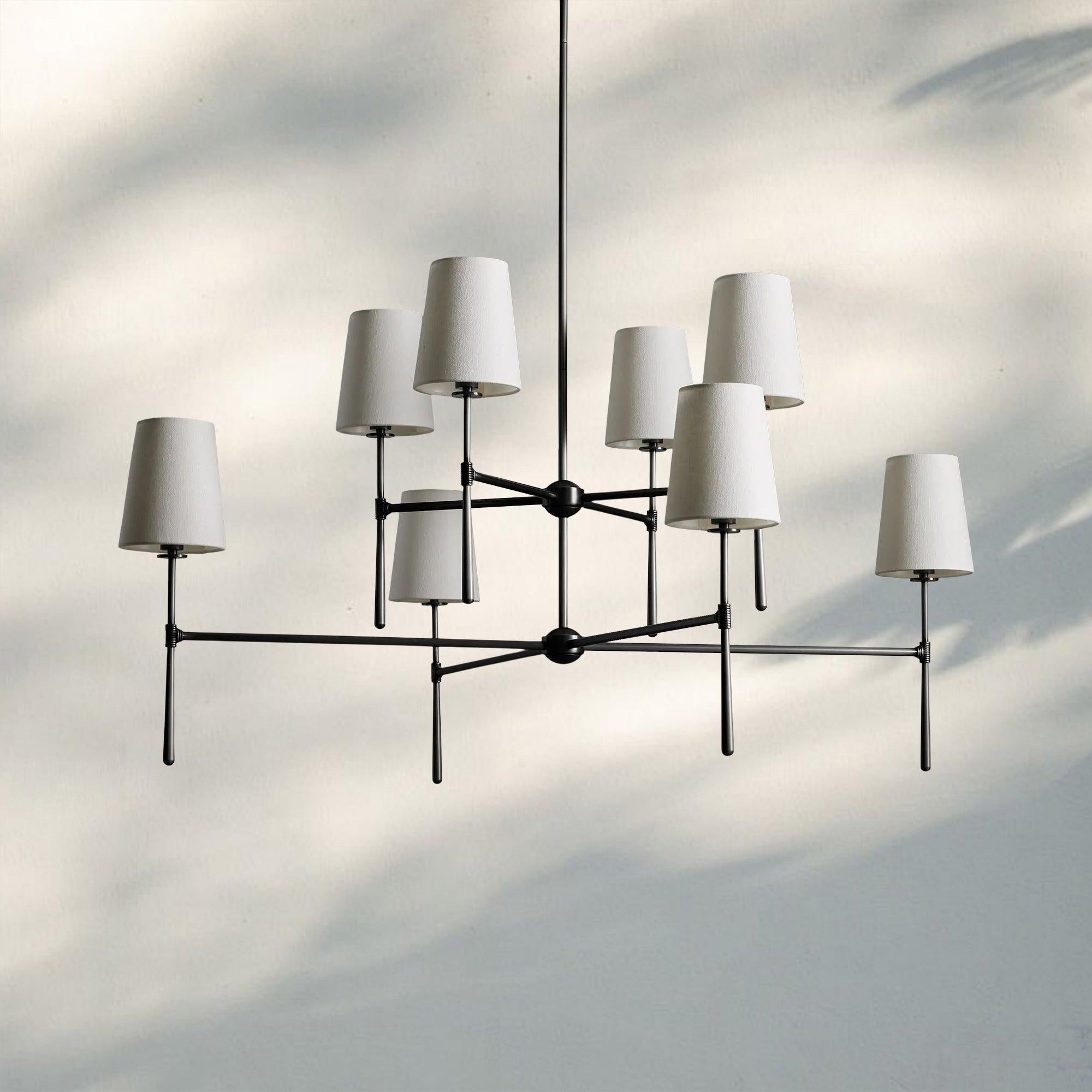 Rhodas 2 - Tier Round Chandelier - Cyran Lamps