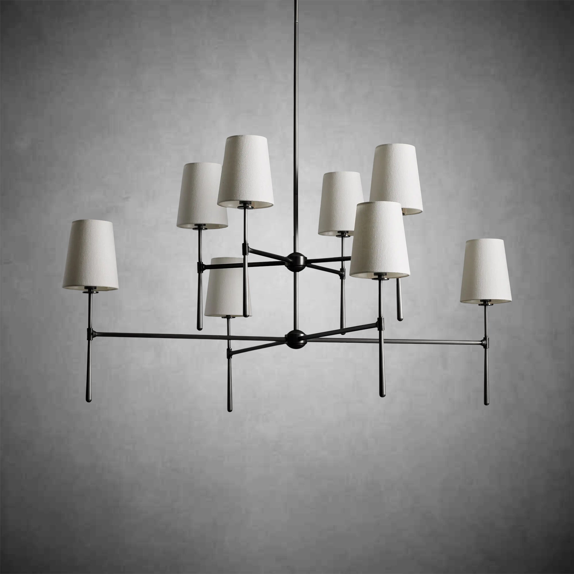 Rhodes 2 - Tier Round Chandelier - cyranlamps