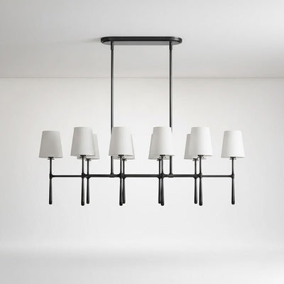 Rhodes Double Linear Chandelier - Cyran Lamps
