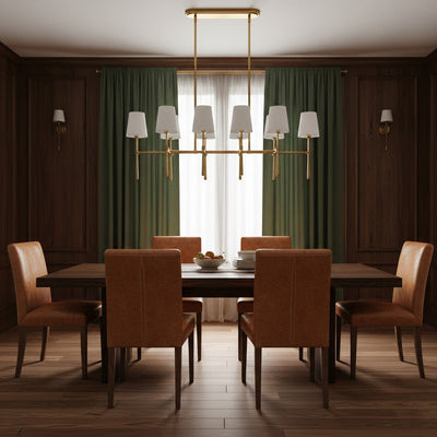 Rhodes Double Linear Chandelier - Cyran Lamps