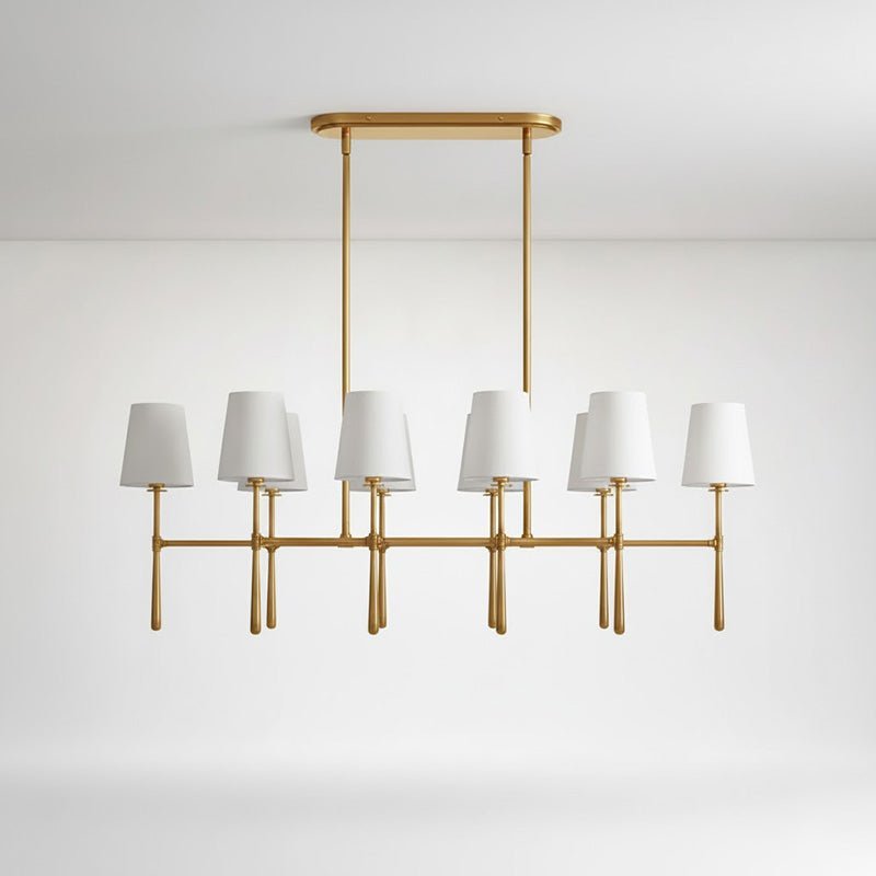 Rhodes Double Linear Chandelier - Cyran Lamps