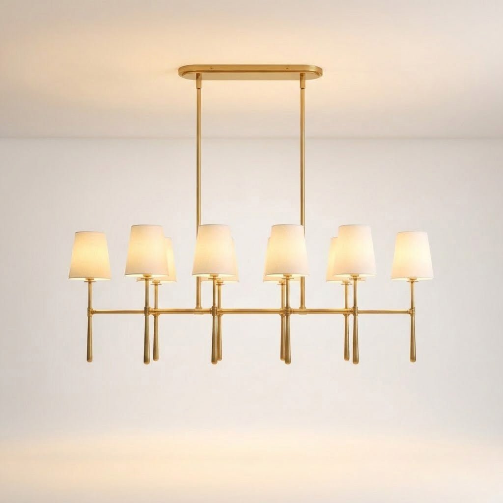 Rhodes Double Linear Chandelier - Cyran Lamps