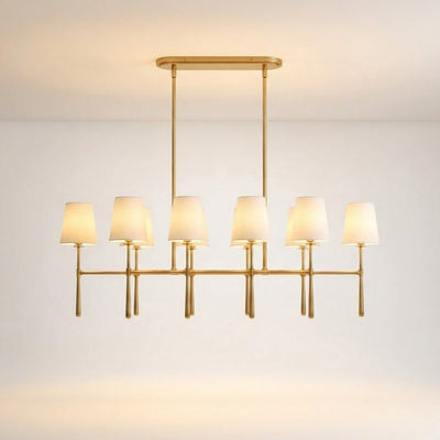 Rhodes Double Linear Chandelier - Cyran Lamps