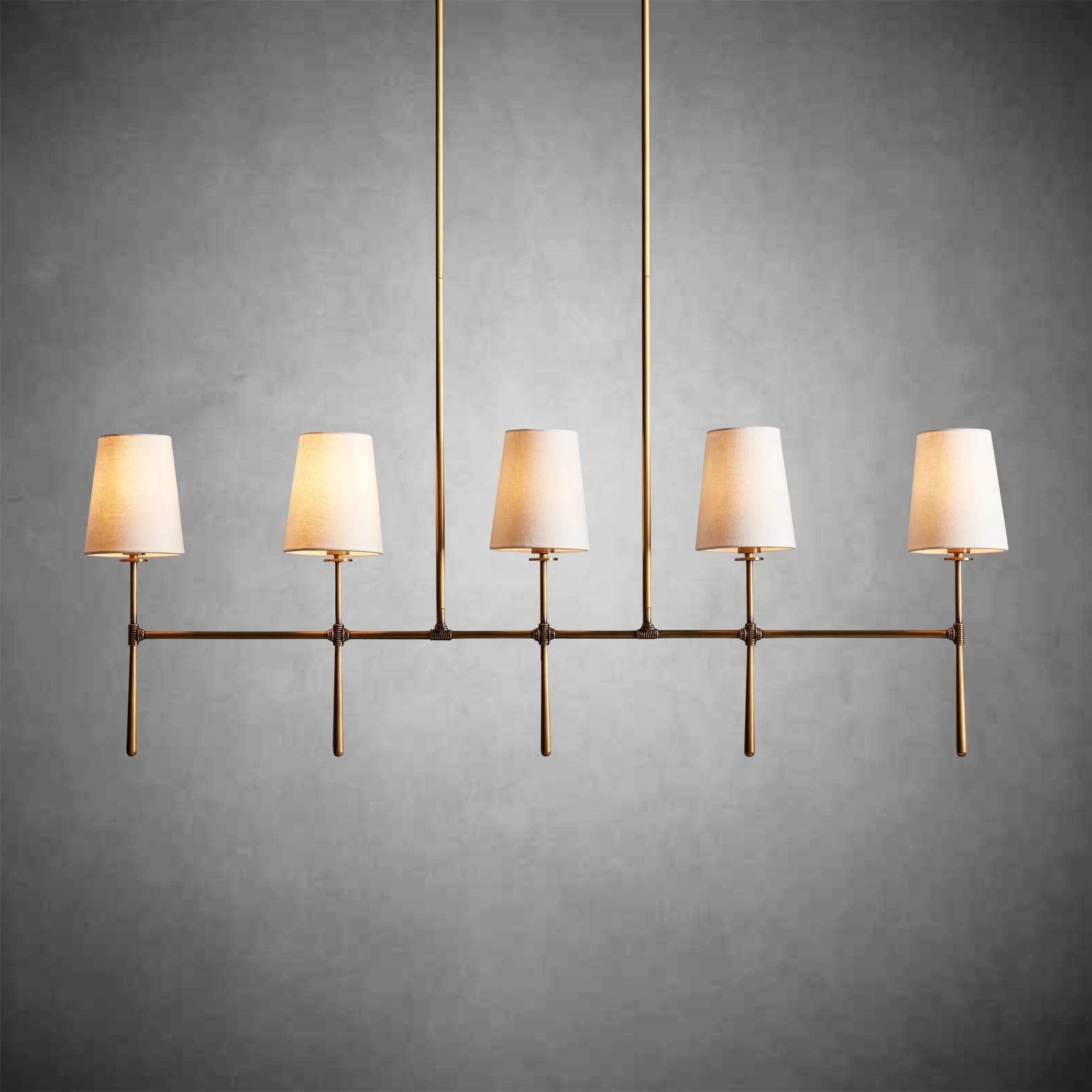 Rhodes Linear Chandelier - cyranlamps
