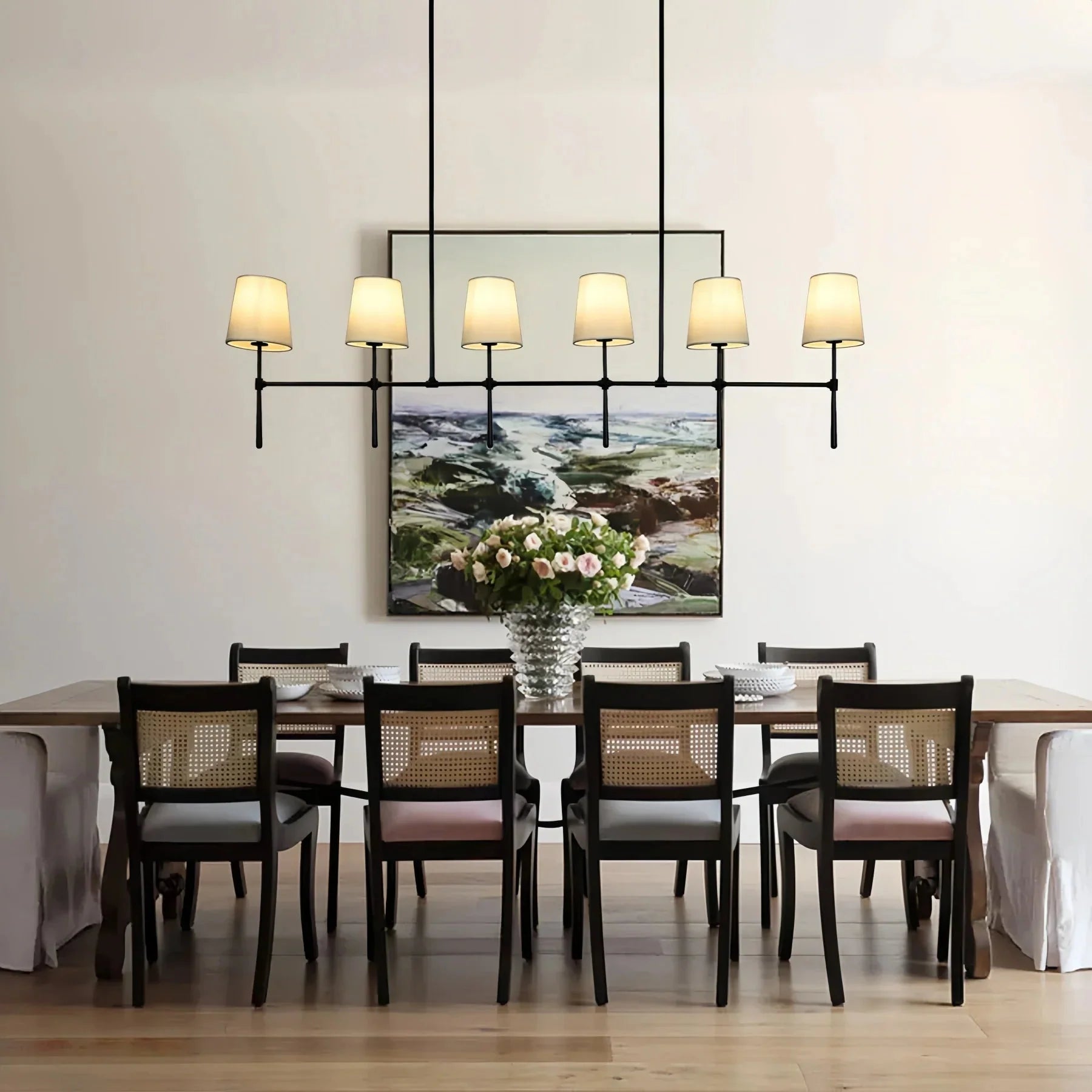 Rhodes Linear Chandelier - cyranlamps