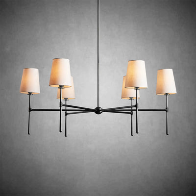 Rhodes Round Chandelier - cyranlamps