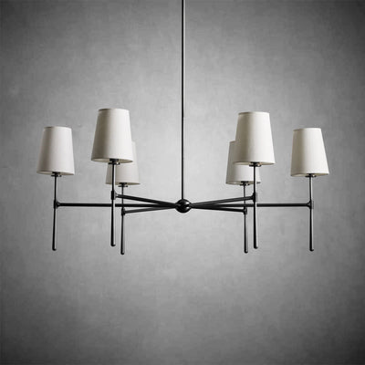 Rhodes Round Chandelier - cyranlamps