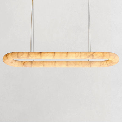 Rivaga Lisse Oval Chandelier - cyranlighting
