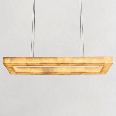 Rivaga Lueur Rectangular Chandelier - cyranlighting