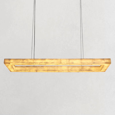 Rivaga Lueur Rectangular Chandelier - cyranlighting