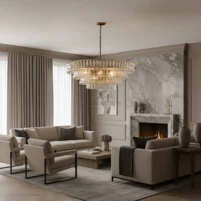 Riviera Modern Chandelier - cyranlighting
