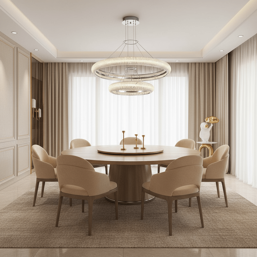Ross Modern 2 - Ring Chandelier - cyranlamps