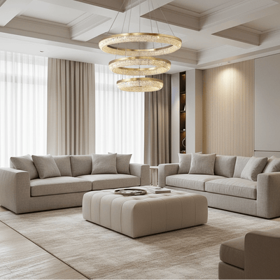 Ross Modern Crystal Chandelier - cyranlamps