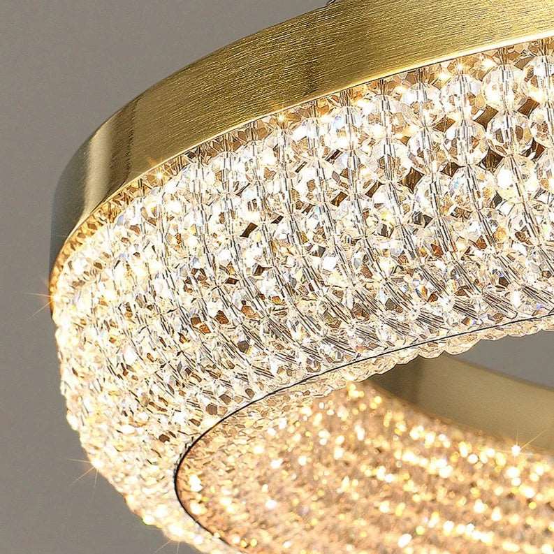Ross Modern Crystal Chandelier - cyranlamps