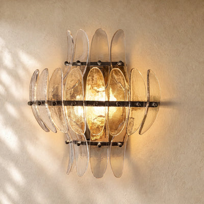 Ameliano  Glass Sconce 16"