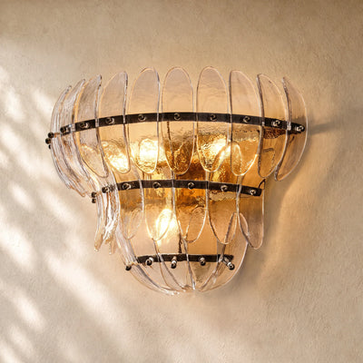 Ameliano Glass Sconce 20"