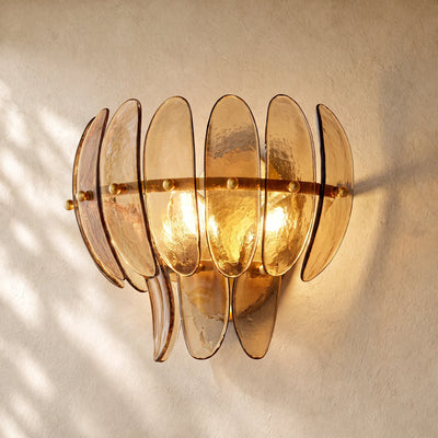 Ameliano Glass Sconce 12"
