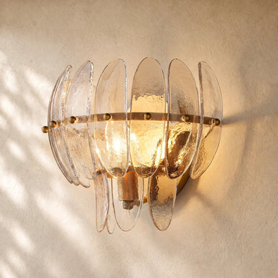 Ameliano Glass Sconce 12"