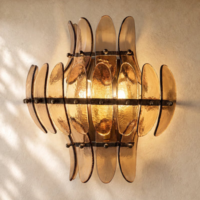 Ameliano  Glass Sconce 16"